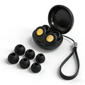 Nocwell Quiet filter earplugs, black with gold filter