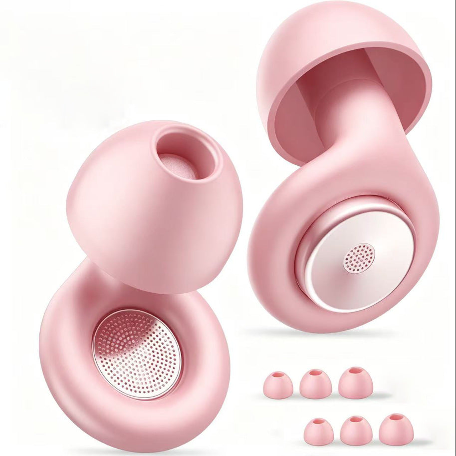 Nocwell Quiet earplugs in blush pink